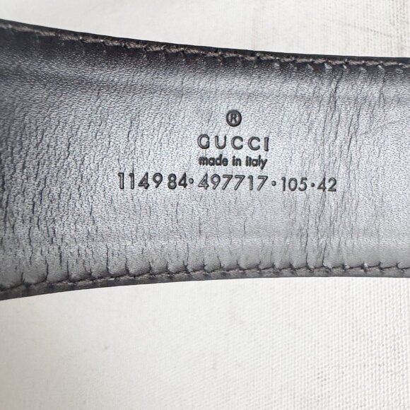 Gucci Blue Red Webstripe GG Logo Belt 38"-40" - Picture 8 of 8